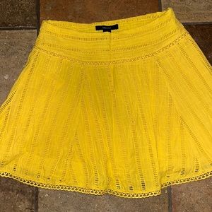 Cute Yellow Forever 21 Skirt!